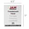 JAM Paper Translucent Clear 8.5" x 11" 17lb. Vellum Paper